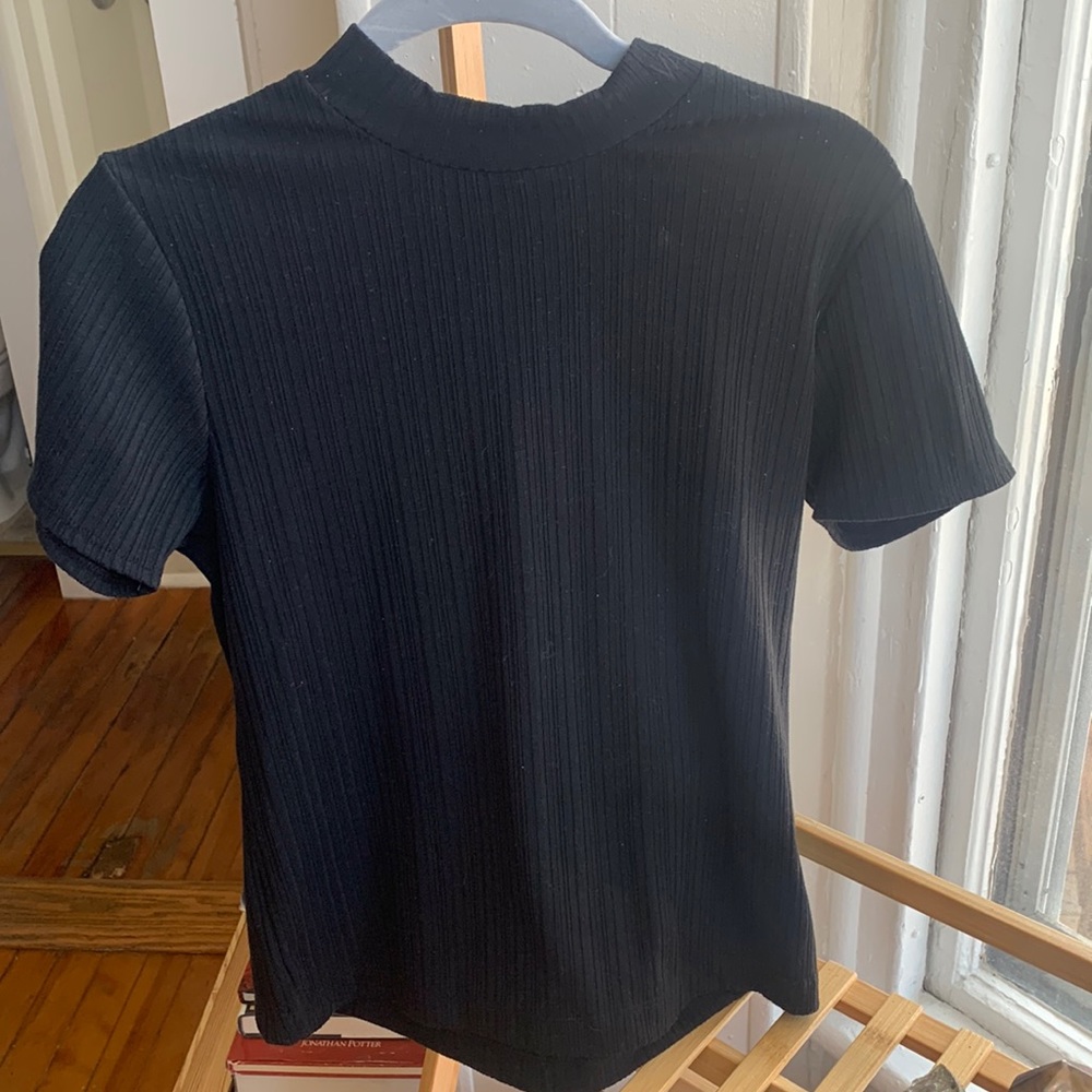 VANS Large Black Mini Turtleneck Shirt